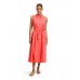 Betty Barclay - 1667 2522 Kleed katoen half lang koraal rood.